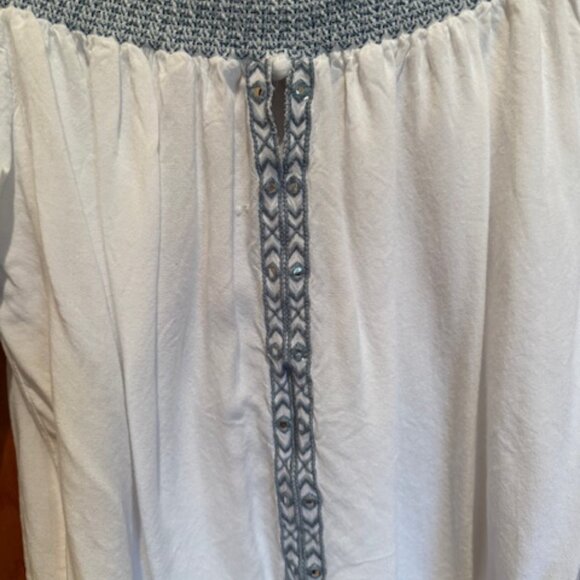 BOHOME Collection, Womens Medium, Off Shoulder Boho Crop Top - Picture 3 of 8